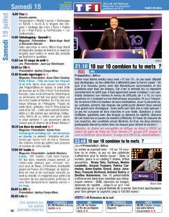 Télé Poche 3101 Samedi 19 juillet