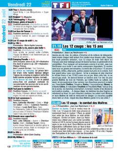 Télé Poche 3105 Vendredi 22 août