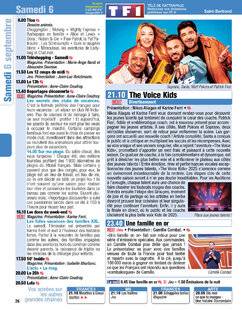 Télé Poche 3108 Samedi 6 septembre
