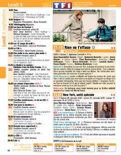 Télé Poche 3108 Lundi 8 septembre