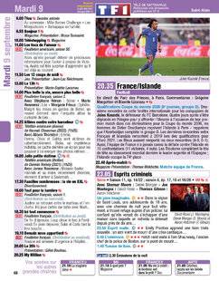 Télé Poche 3108 Mardi 9 septembre