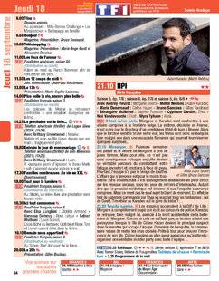 Télé Poche 3109 Jeudi 18 septembre