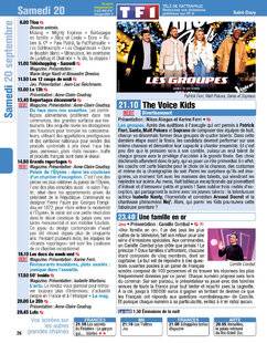 Télé Poche 3110 Samedi 20 septembre