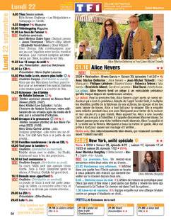 Télé Poche 3110 Lundi 22 septembre