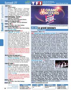 Télé Poche 3111 Samedi 27 septembre