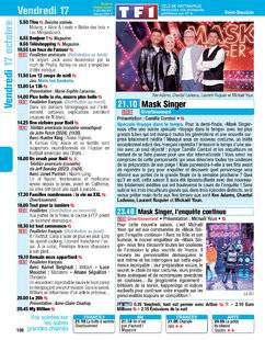 Télé Poche 3113 Vendredi 17 octobre