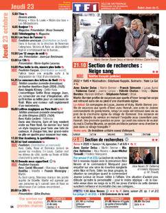 Télé Poche 3114 Jeudi 23 octobre