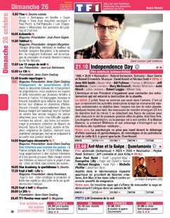 Télé Poche 3115 Dimanche 26 octobre