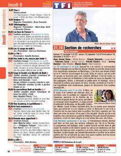 Télé Poche 3116 Jeudi 6 novembre