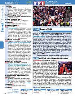 Télé Poche 3118 Samedi 15 novembre