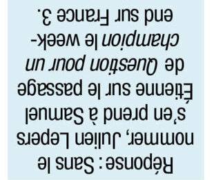 Télé Poche 3126 Quia dit ça ?
