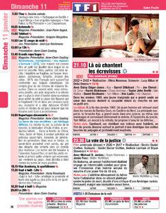 Télé Poche 3126 Dimanche 11 janvier