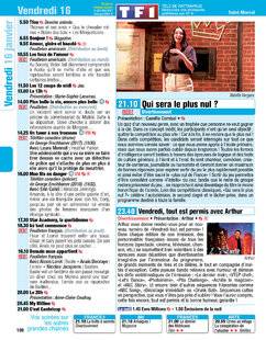 Télé Poche 3126 Vendredi 16 janvier