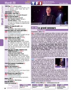 Télé Poche 3127 Mardi 20 janvier