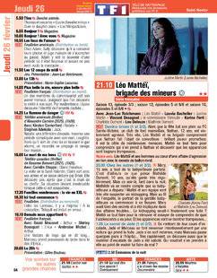 Télé Poche 3132 Jeudi 26 février