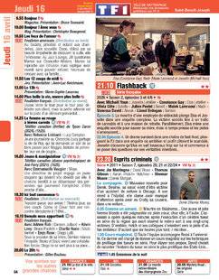 Télé Poche 3139 Jeudi 16 avril