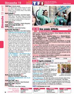 Télé Poche 3140 Dimanche 19 avril