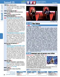 Télé Poche 3141 Samedi 25 avril