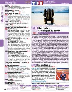 Télé Poche 3141 Mardi 28 avril