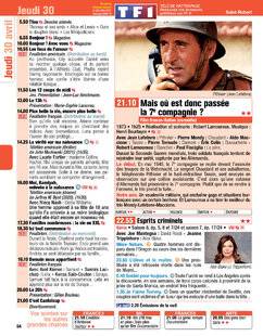 Télé Poche 3141 Jeudi 30 avril