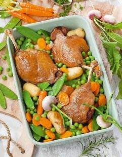 Télé Poche 3145 Confit de canard aux légumes de printemps
