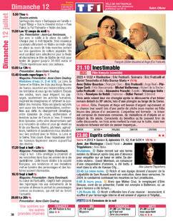 Télé Poche 3152 Dimanche 12 juillet