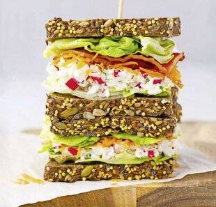 Télé Poche 3152 Tartare de radis-beurre en club sandwich