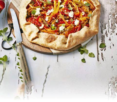 Télé Poche 3158 Tarte aux poivrons, fromage frais et origan