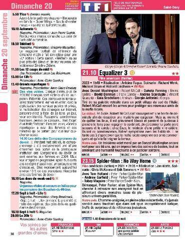 Télé Poche 3162 Dimanche 20 septembre