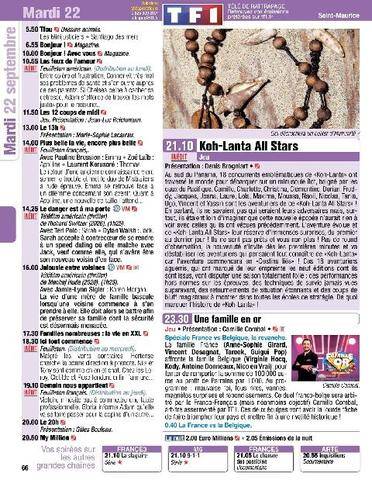 Télé Poche 3162 Mardi 22 septembre