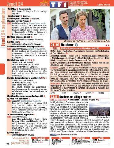Télé Poche 3162 Jeudi 24 septembre