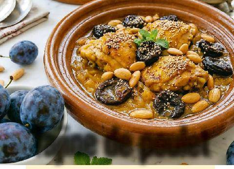 Télé Poche 3162 Tajine de poulet aux prunes et amandes
