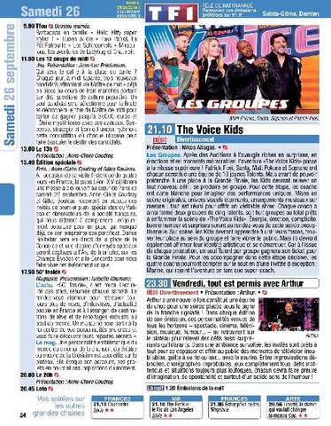 Télé Poche 3163 Samedi 26 septembre