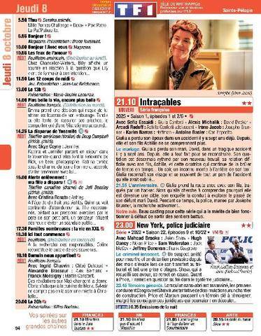 Télé Poche 3164 Jeudi 8 octobre