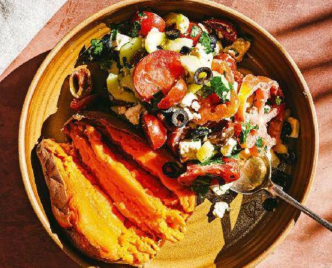 Télé Poche 3164 Salade méditerranéenne à la patate douce