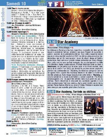 Télé Poche 3165 Samedi 10 octobre