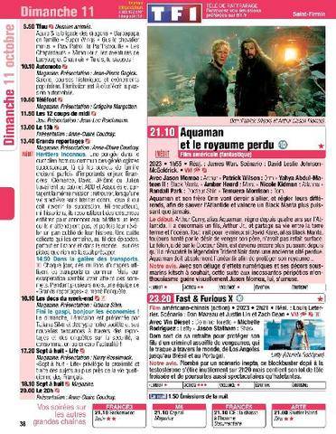 Télé Poche 3165 Dimanche 11 octobre