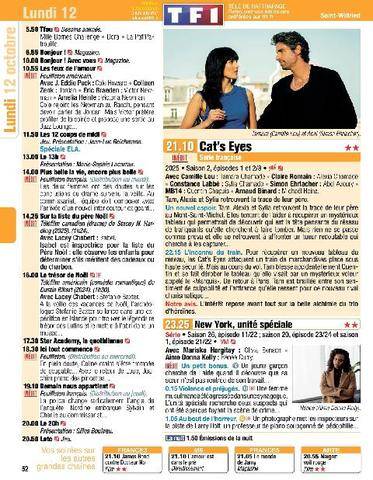 Télé Poche 3165 Lundi 12 octobre