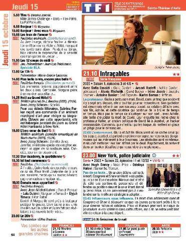 Télé Poche 3165 Jeudi 15 octobre