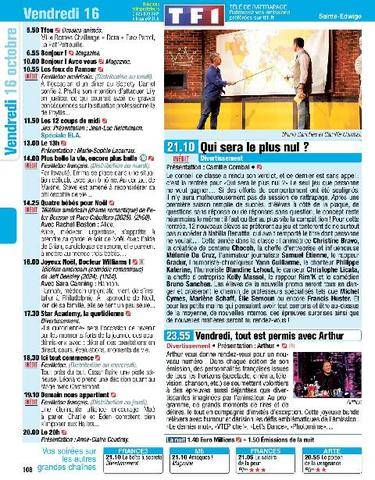 Télé Poche 3165 Vendredi 16 octobre