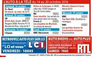Auto Plus 1467 L'AUTO À LA TÉLÉ du 14 au 20 octobre 2016