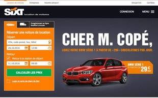 Auto Plus 1470 Chez Sixt : “ Une BMW Série 1 à partir de 290 chocolatines par jour”