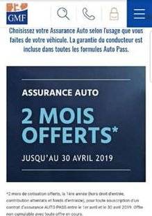 Auto Plus 1598 Deux mois d'assurance auto offerts