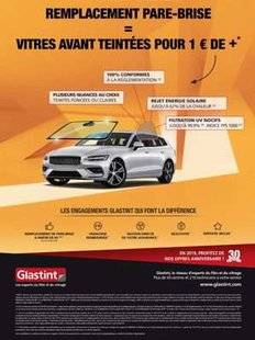 Auto Plus 1604 Remplacement de pare-brise = vitres avant teintées pour 1 €