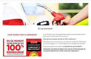 Auto Plus 1609 Votre plein de 40 € “ 100 % remboursé ”