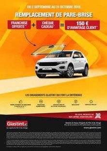 Auto Plus 1619 150 € “d'avantage client” pour un pare-brise changé
