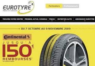 Auto Plus 1624 Jusqu'à 150 € remboursés sur les Continental