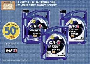 Auto Plus 1626 -50 % sur les huiles Elf
