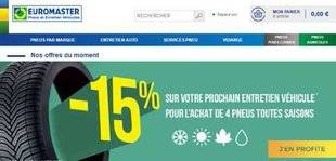 Auto Plus 1628 15 % de remise sur l'entretien pour l'achat de 4 pneus