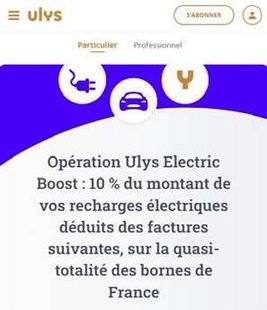 Auto Plus 1811 Avec le Pass Ulys Electric, 10 % de ristourne sur la recharge